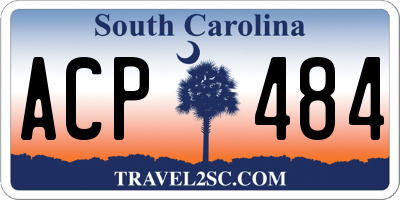 SC license plate ACP484
