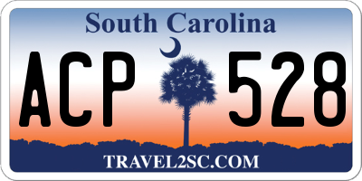 SC license plate ACP528
