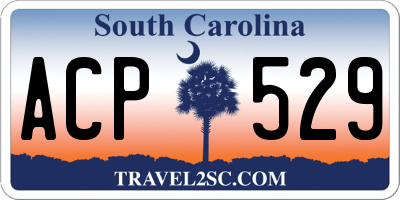 SC license plate ACP529