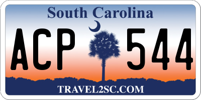 SC license plate ACP544