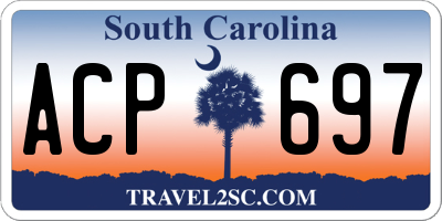 SC license plate ACP697