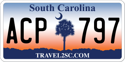 SC license plate ACP797