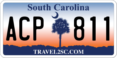 SC license plate ACP811
