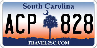 SC license plate ACP828