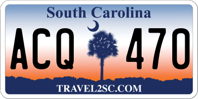 SC license plate ACQ470