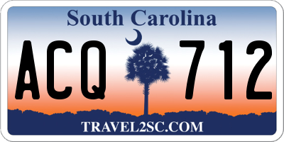 SC license plate ACQ712