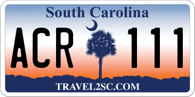 SC license plate ACR111