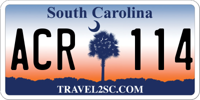 SC license plate ACR114
