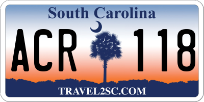 SC license plate ACR118