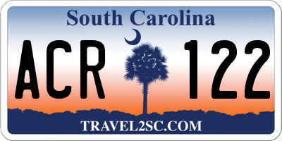 SC license plate ACR122