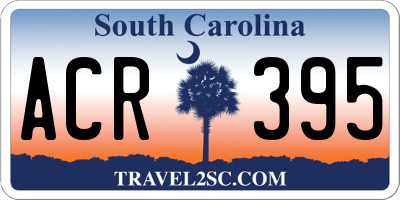 SC license plate ACR395