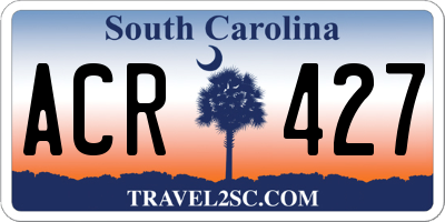SC license plate ACR427