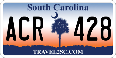 SC license plate ACR428