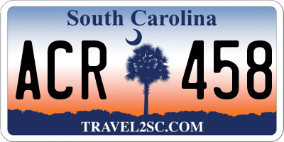SC license plate ACR458
