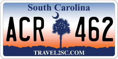 SC license plate ACR462