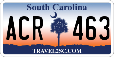 SC license plate ACR463