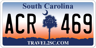 SC license plate ACR469