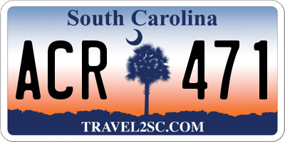 SC license plate ACR471