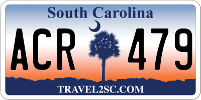 SC license plate ACR479
