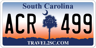 SC license plate ACR499