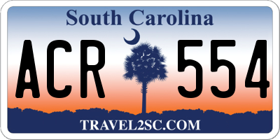 SC license plate ACR554