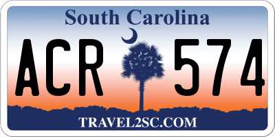 SC license plate ACR574