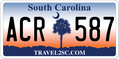 SC license plate ACR587