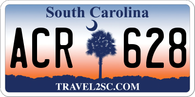 SC license plate ACR628