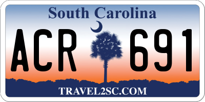 SC license plate ACR691