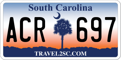 SC license plate ACR697