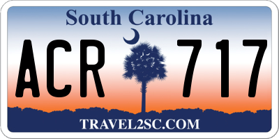 SC license plate ACR717