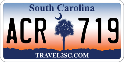 SC license plate ACR719