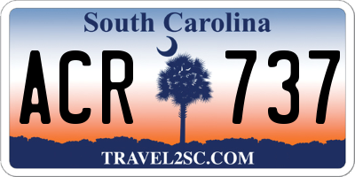 SC license plate ACR737
