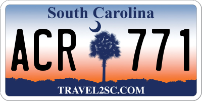 SC license plate ACR771
