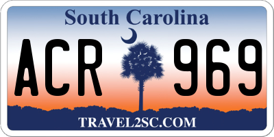 SC license plate ACR969