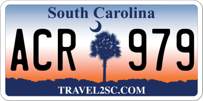 SC license plate ACR979