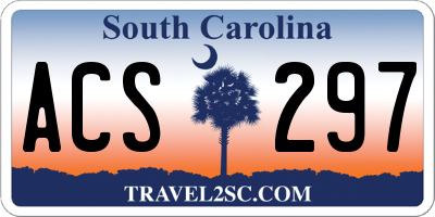SC license plate ACS297