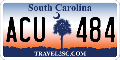 SC license plate ACU484