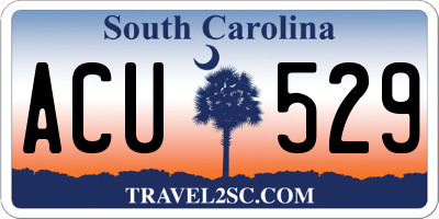 SC license plate ACU529