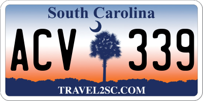SC license plate ACV339