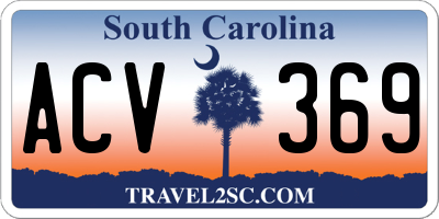 SC license plate ACV369