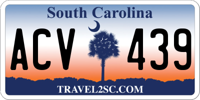 SC license plate ACV439
