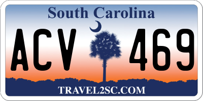 SC license plate ACV469