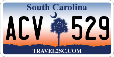SC license plate ACV529