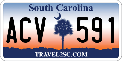 SC license plate ACV591