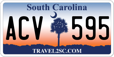 SC license plate ACV595