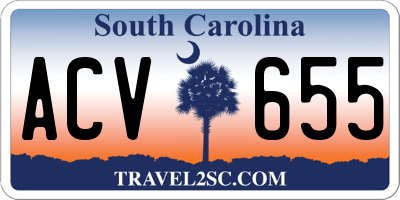 SC license plate ACV655