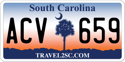 SC license plate ACV659