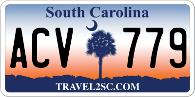 SC license plate ACV779