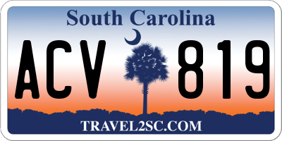 SC license plate ACV819